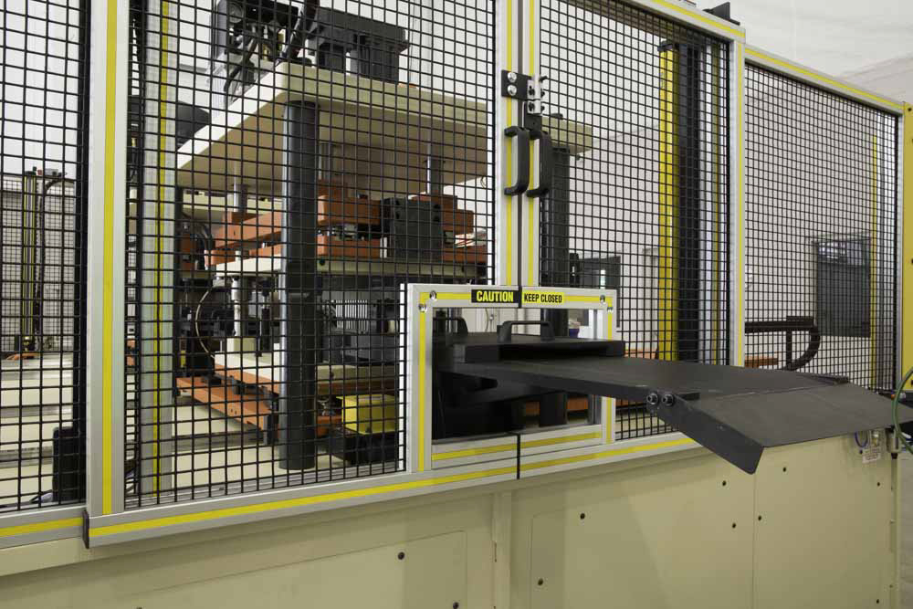 Turn Key Automation of vinyl siding machine Security Mesh Gate